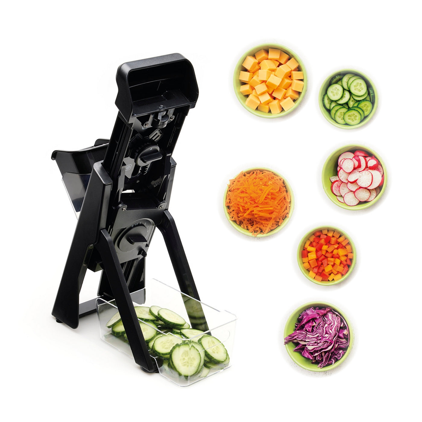 Mandoline Verticale Compacte - Noir