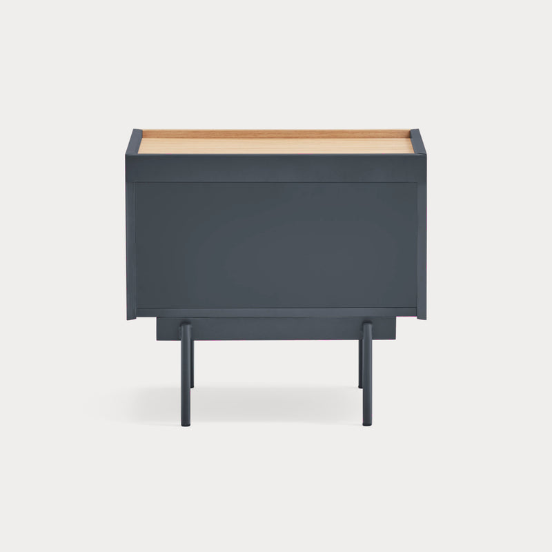 Otto - Table De Chevet - Gris Anthracite