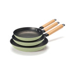 Set di 3 padelle - verde