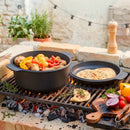 Casserole Avec Couvercle Multifonction - Noir