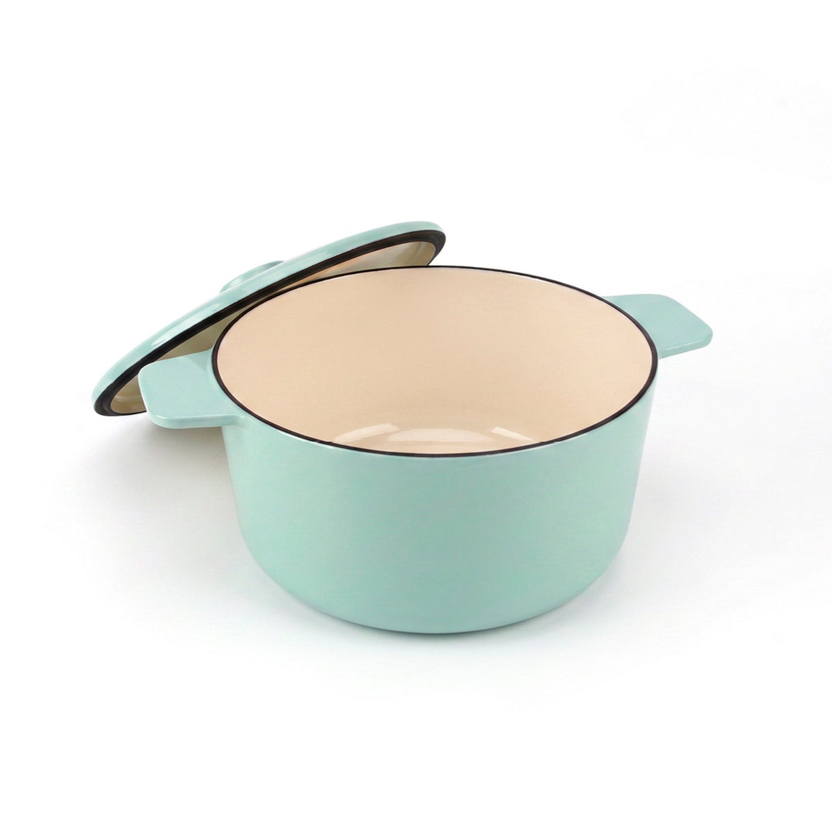 Cocotte Ronde Avec Couvercle - Green