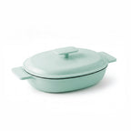 Cocotte ovalada con tapa - Verde