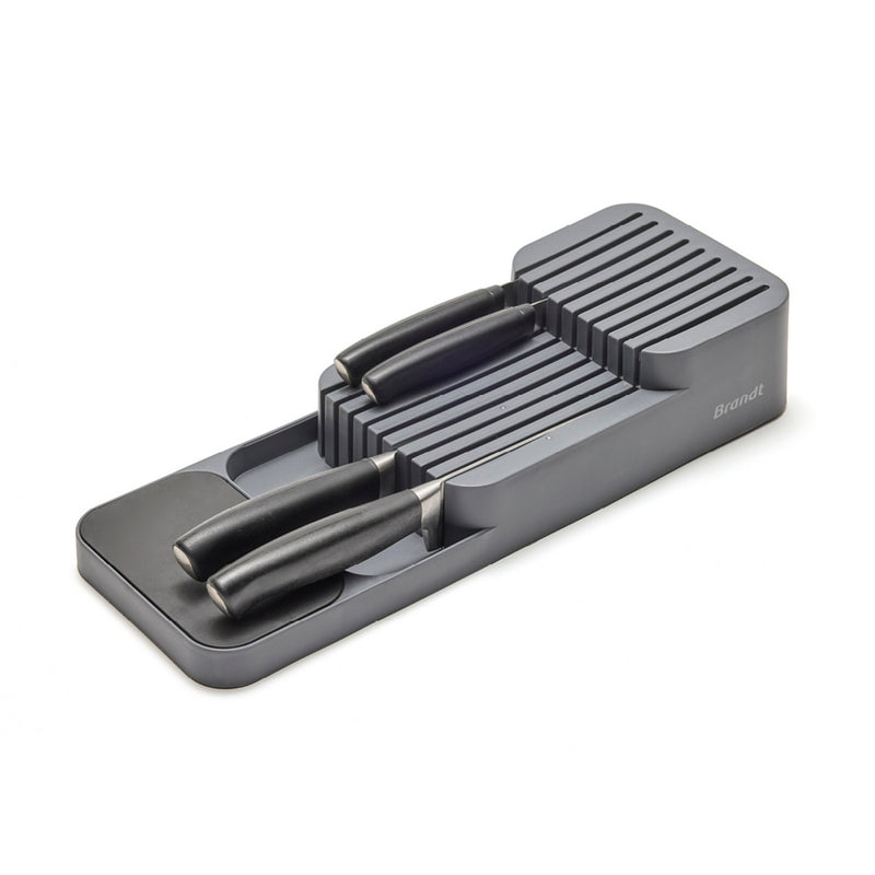 Porte-Couteaux Pour Tiroirs - Gris