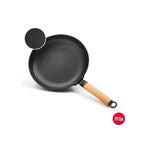 Set De 3 Sartenes De Hierro Fundido Estructura Nido De Abeja - Negro
