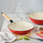 Set di 3 padelle - bianco / rosso
