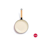 Batería De Cocina 6 Piezas - Hierro Fundido Esmaltado - Rojo/Blanco