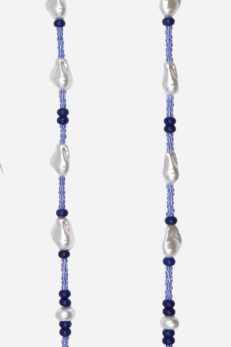 Chaine Longue Eleni Bleu 120 Cm