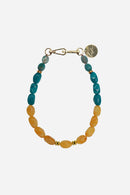 Bijoux Collier Daya Beige 40 Cm