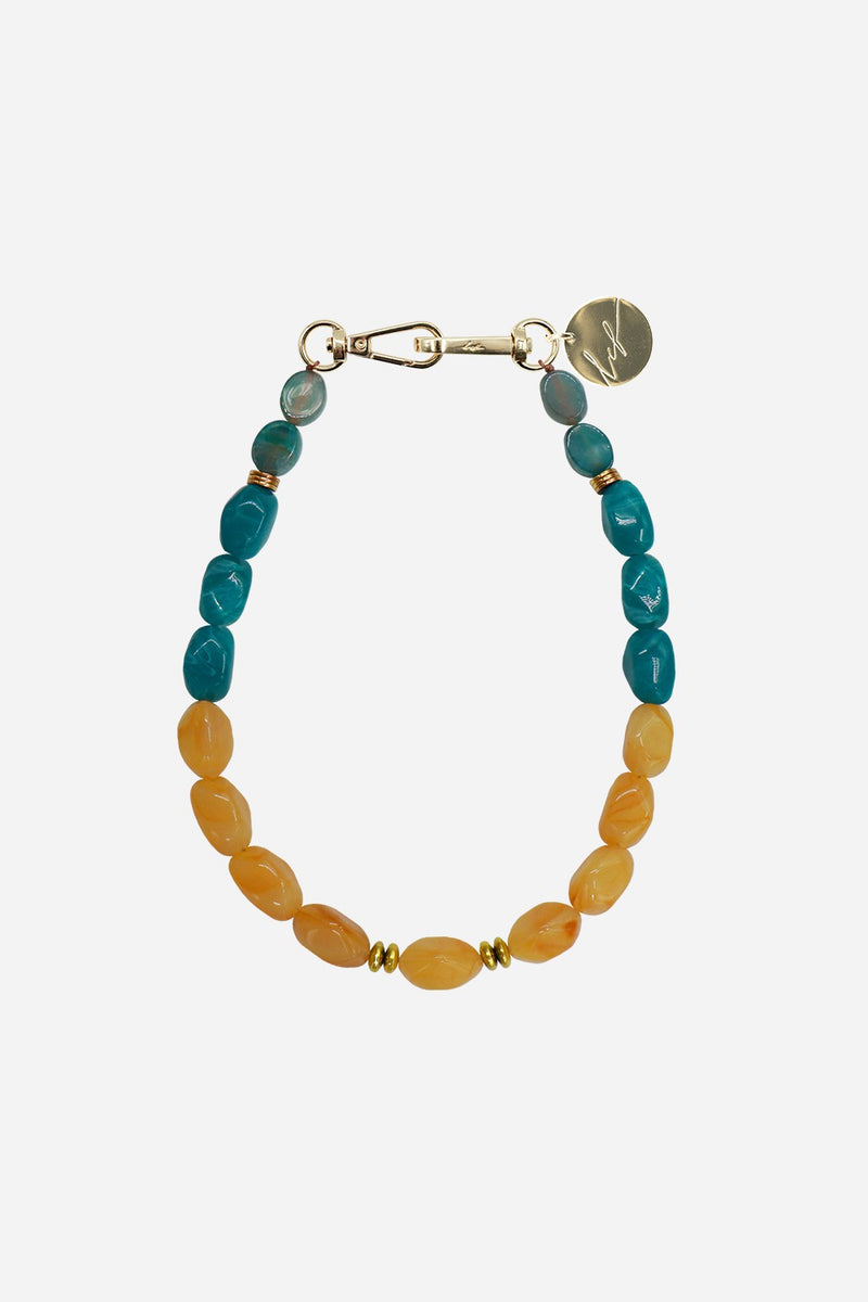 Bijoux Collier Daya Beige 40 Cm