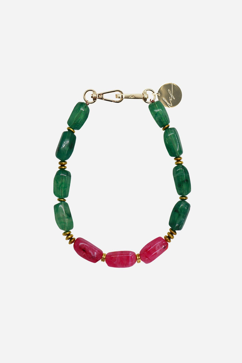 Bijoux Collier Divya Vert 40 Cm