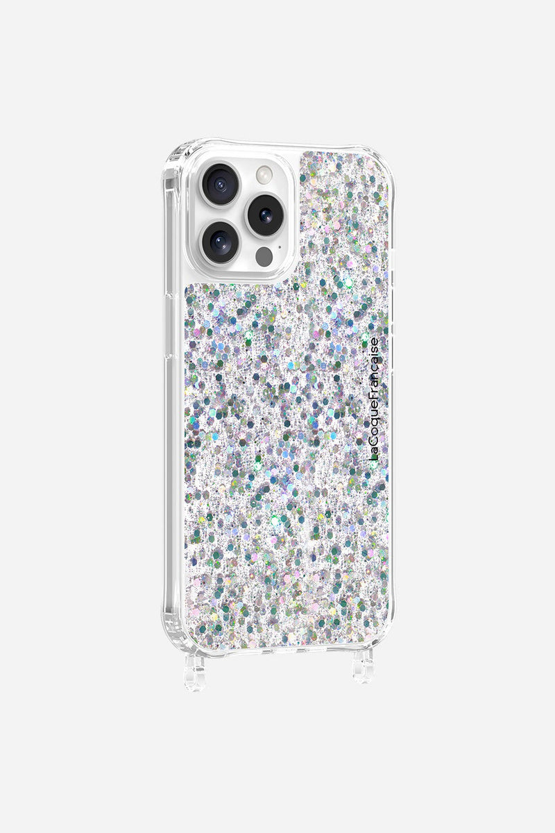Coque Anneaux Paillettes Holographique