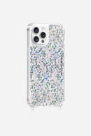 Coque Anneaux Paillettes Holographique