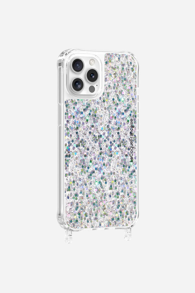 Coque Anneaux Paillettes Holographique