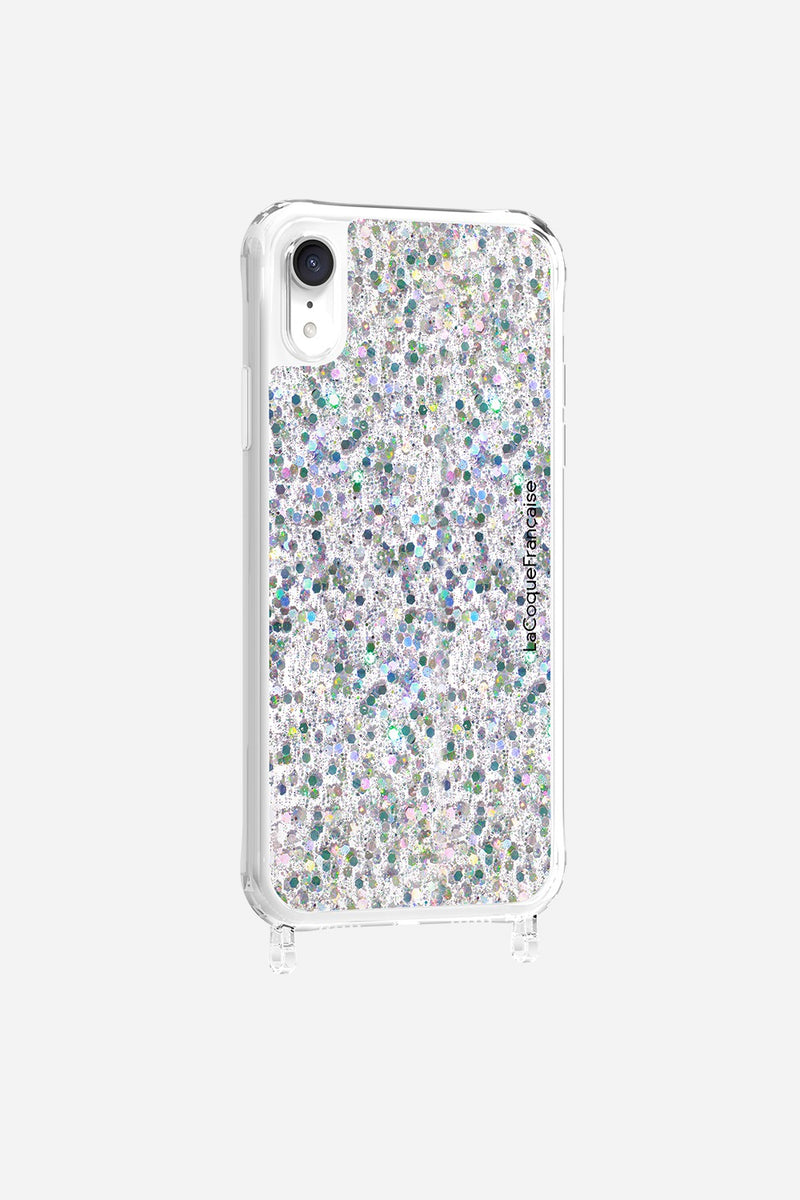 Coque Anneaux Paillettes Holographique