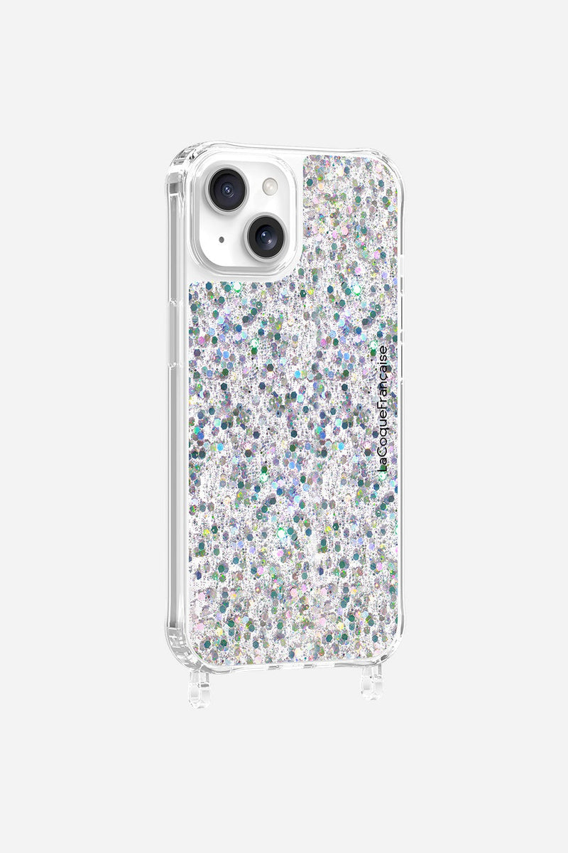Coque Anneaux Paillettes Holographique