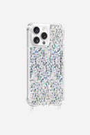 Coque Anneaux Paillettes Holographique