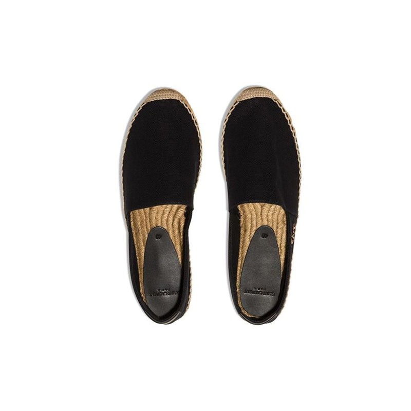Espadrilles - Saint Laurent Logo - Black