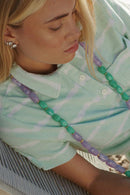 Chaine Longue Talia Violet 120 Cm