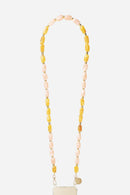 Chaine Longue Talia Jaune 120 Cm