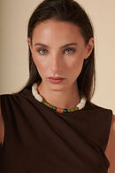 Bijoux Collier Dolly Blanc 40 Cm