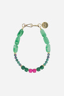 Bijoux Collier Dona Vert 40 Cm