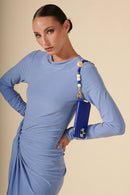 Bijoux Collier Oceane Bleu 40 Cm