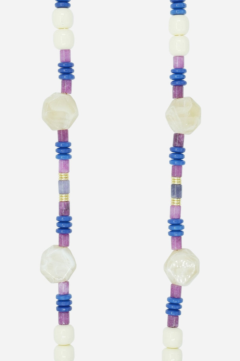 Chaine Longue Oceane Bleu 120 Cm