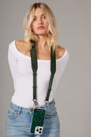 Chaine Longue Nora Verte 120 Cm