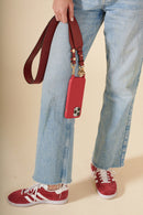 Chaine Longue Ida Rouge 120 Cm