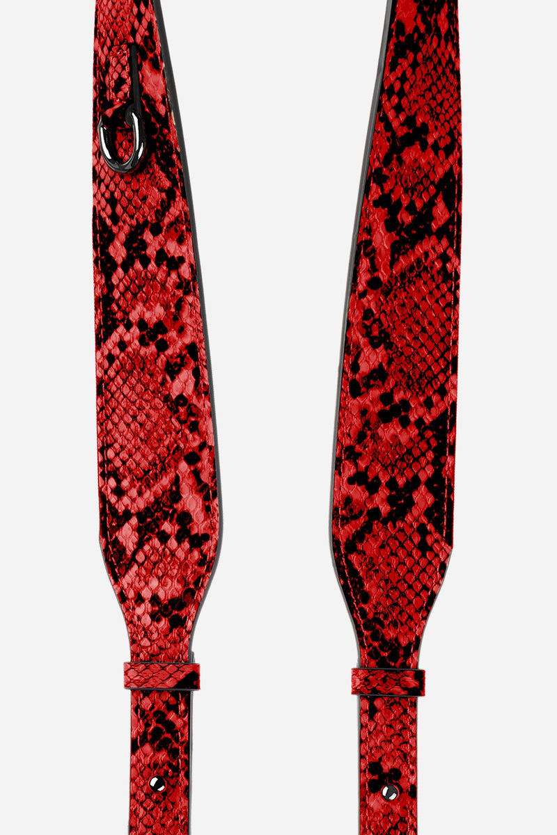 Chaine Longue Nora Rouge 120 Cm