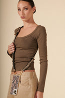 Chaine Longue Nora Python 120 Cm