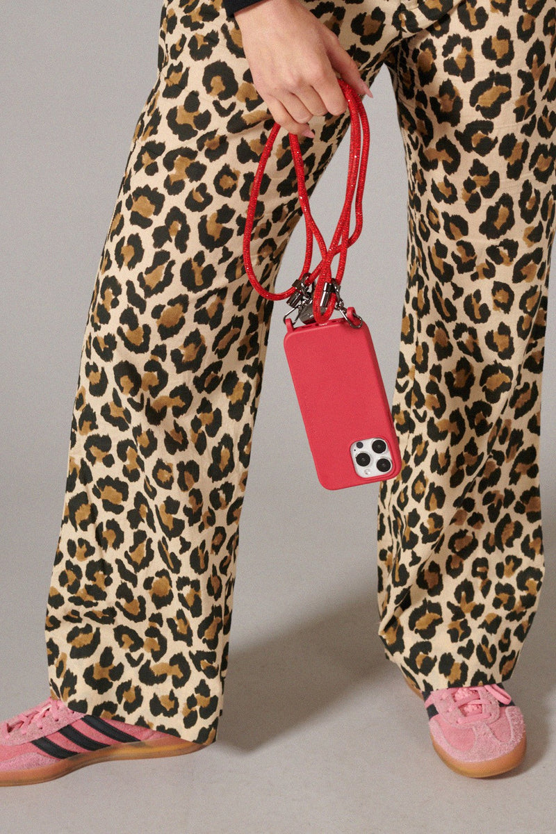 Cordon Uni Mariah Rouge