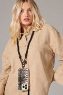 Chaine Longue Joe Noir 120 Cm