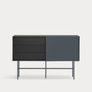 Nube - Placard - Noir & Gris Anthracite