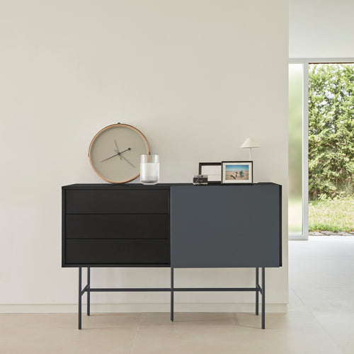 Nube - Placard - Noir & Gris Anthracite