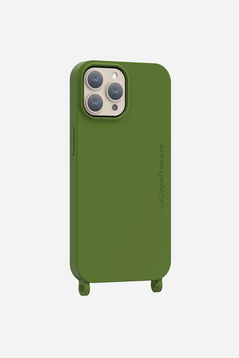 Coque Anneaux Soft Touch Vert