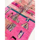 Tapis Berbère Marocain Boujaad - Multicolore