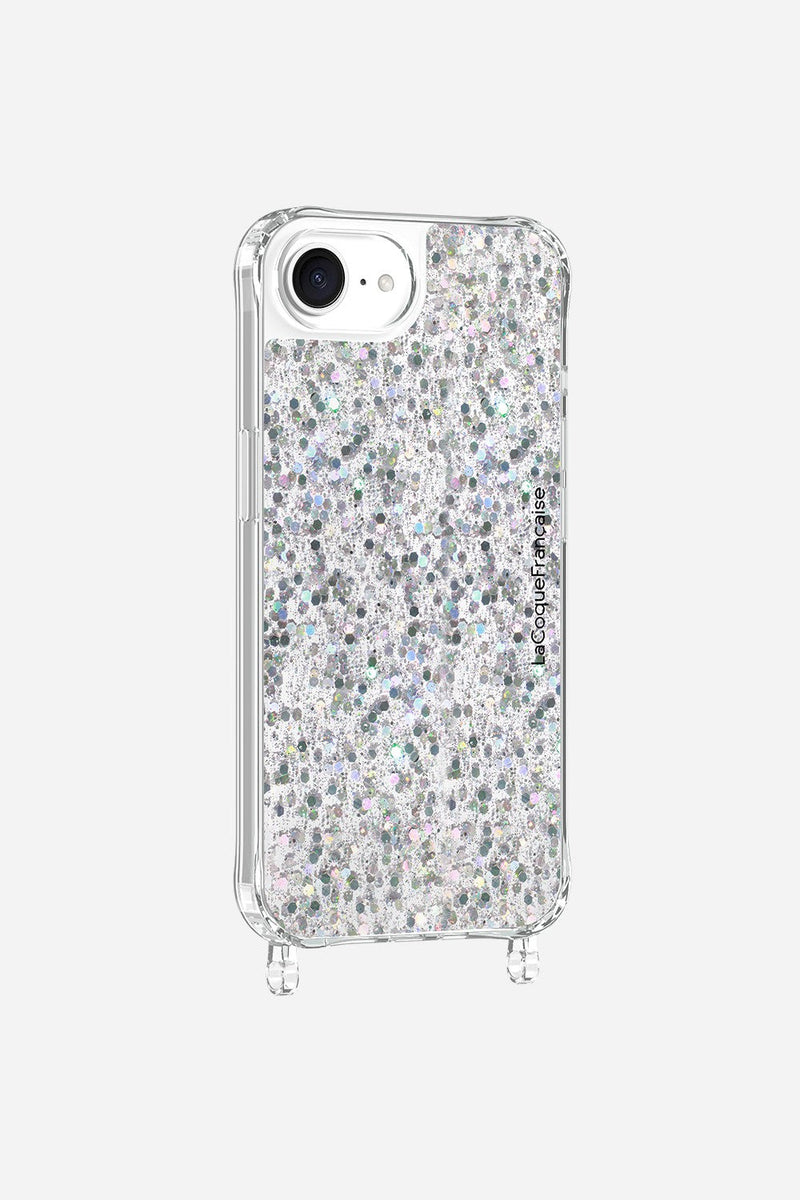 Coque Anneaux Paillettes Holographique