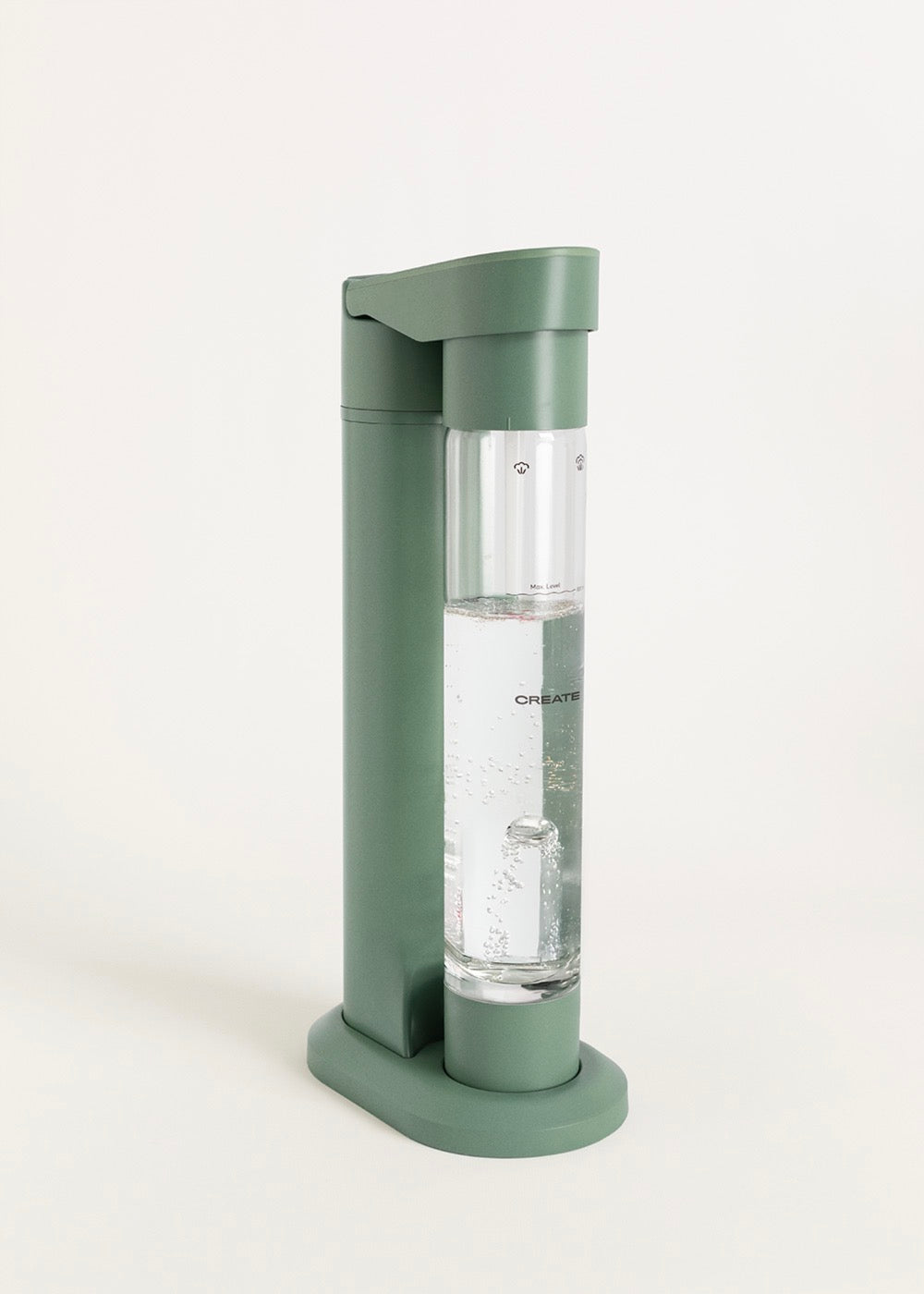 Soda Maker Studio - Machine À Eau Gazeuse + Bouteille 1L - Vert Sauge