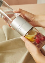 Double Bottle (500ml+350ml) for Soda Maker Studio - Silver