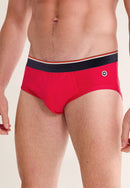 Slip Rouge En Coton - Terrible Rouge