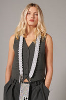 Chaine Longue Giulia Argent 120 Cm