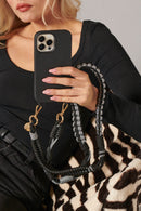 Chaine Longue Roxanne Noir 120 Cm