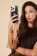 Chaine Longue Daisy Noir 120 Cm