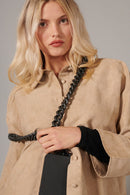 Chaine Longue Ginny Noir 120 Cm