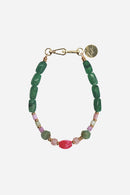 Chaine Courte Divya Vert 40 Cm