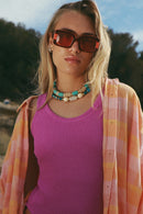 Chaine Courte Artemis Turquoise 40 Cm