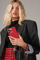 Chaine Longue Sona Rouge 120 Cm