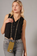 Chaine Longue Sona Kaki 120 Cm