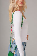 Chaine Longue Divya Vert 120 Cm